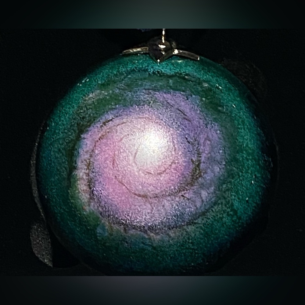 Rodarte Neiman Marcus Space Age Hand Painted Galaxy Ball Ornament.